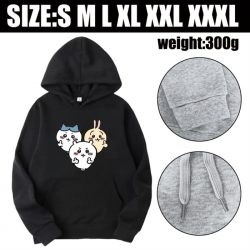 Chiikawa Anime printed hooded sweatshirt top from S to 3XL