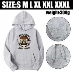 Italian-Brainrot Anime printed hooded sweatshirt top from S to 3XL