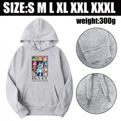 Bluey Anime printed hooded sweatshirt top from S to 3XL