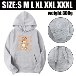 Bluey Anime printed hooded sweatshirt top from S to 3XL