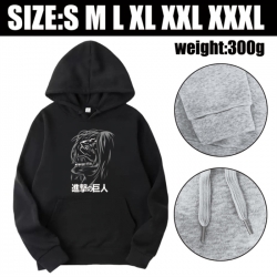 Shingeki no Kyojin Anime printed hooded sweatshirt top from S to 3XL