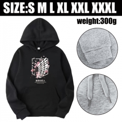 Shingeki no Kyojin Anime printed hooded sweatshirt top from S to 3XL
