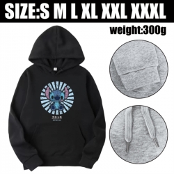 Lilo & Stitch Anime printed hooded sweatshirt top from S to 3XL