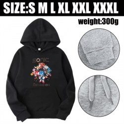 Sonic The Hedgehog Anime printed hooded sweatshirt top from S to 3XL