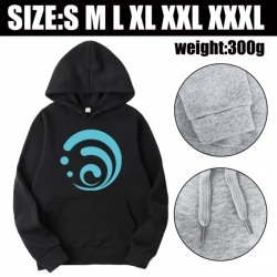 Genshin Impact Anime printed hooded sweatshirt top from S to 3XL