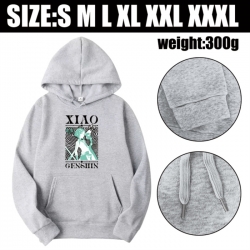 Genshin Impact Anime printed hooded sweatshirt top from S to 3XL