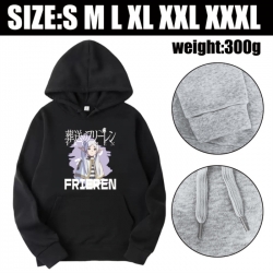 Frieren: Beyond Journey's Anime printed hooded sweatshirt top from S to 3XL