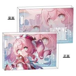 Honkai:Star Rail Anime game acrylic card brick desktop decoration 8X12X1.2cm