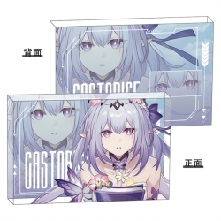 Honkai:Star Rail Anime game acrylic card brick desktop decoration 8X12X1.2cm