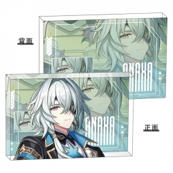 Honkai:Star Rail Anime game acrylic card brick desktop decoration 8X12X1.2cm