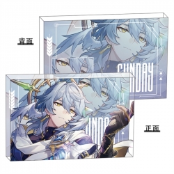 Honkai:Star Rail Anime game acrylic card brick desktop decoration 8X12X1.2cm