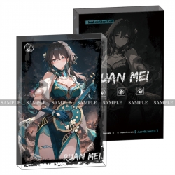 Honkai:Star Rail Anime game acrylic card brick desktop decoration 8X12X1.2cm