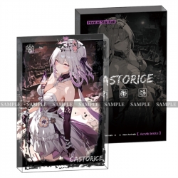 Honkai:Star Rail Anime game acrylic card brick desktop decoration 8X12X1.2cm