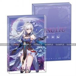Honkai:Star Rail Anime game acrylic card brick desktop decoration 8X12X1.2cm
