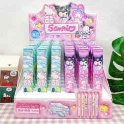 Sanrio Cartoon Box Blind Box Pen Exam Brushing Black Neutral Pen 0.5mm a set of 36