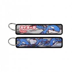 Pokemon Double sided color woven label keychain with thickened hanging rope 13x3cm 10G price for 5 pcs