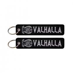 Letter  Double sided color woven label keychain with thickened hanging rope 13x3cm 10G price for 5 pcs