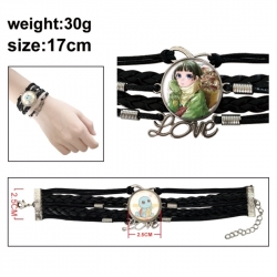 The Apothecary Diaries Anime bracelet multi-layer leather gemstone bracelet  price for 5 pcs