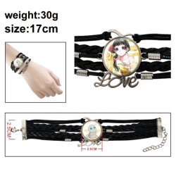 The Apothecary Diaries Anime bracelet multi-layer leather gemstone bracelet  price for 5 pcs