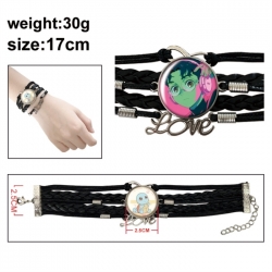 DANDADAN Anime bracelet multi-layer leather gemstone bracelet price for 5 pcs