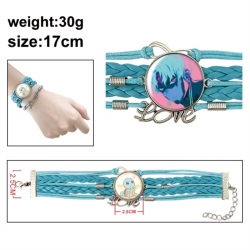 DANDADAN Anime bracelet multi-layer leather gemstone bracelet price for 5 pcs