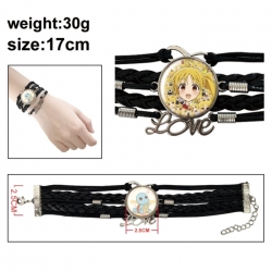 BOCCHI THE ROCK! Anime bracelet multi-layer leather gemstone bracelet price for 5 pcs