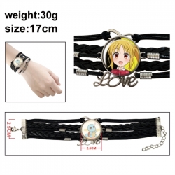 BOCCHI THE ROCK! Anime bracelet multi-layer leather gemstone bracelet price for 5 pcs