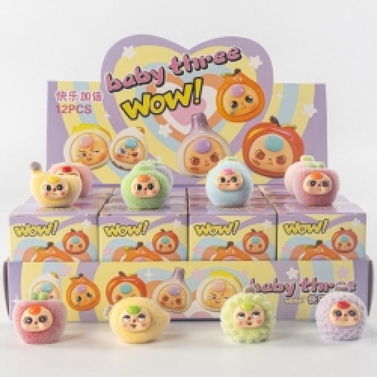 wegwegewg Flocked small ornaments figurines blind boxes trendy toys and small handmade crafts a set of 12