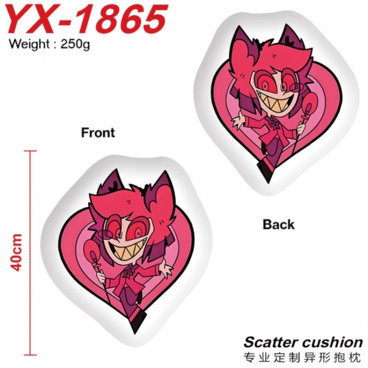 Hazbin Hotel Anime Alien Double sided Printed Pillow 40cm