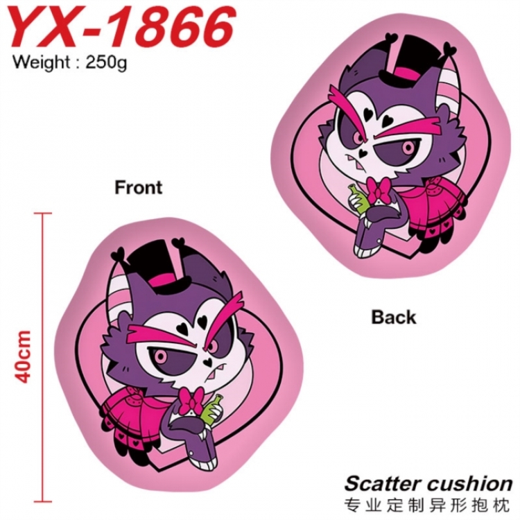 Hazbin Hotel Anime Alien Double sided Printed Pillow 40cm