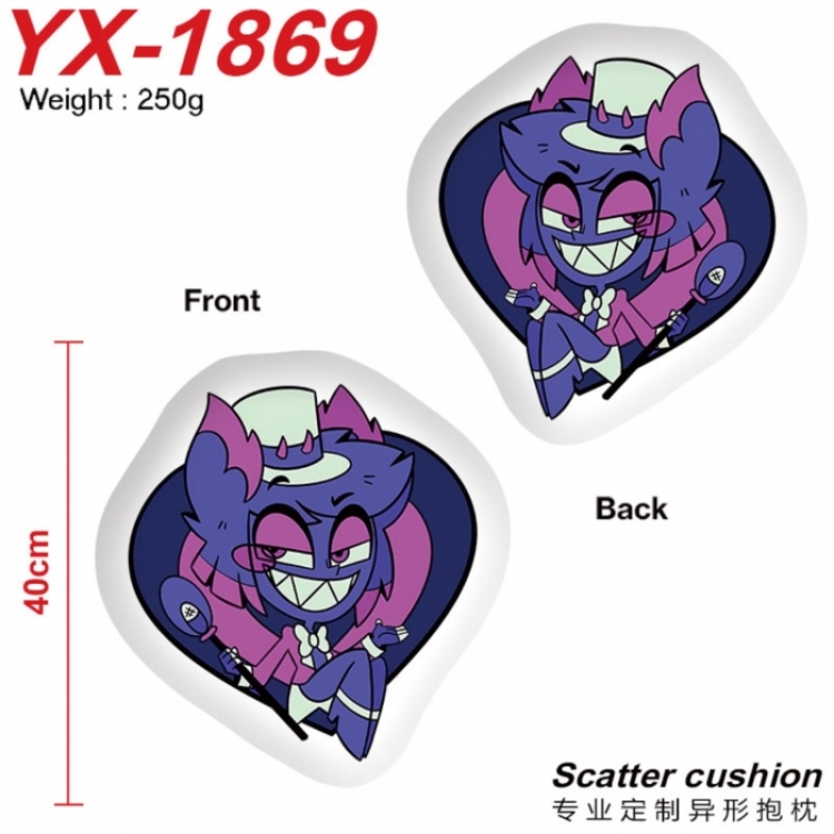 Hazbin Hotel Anime Alien Double sided Printed Pillow 40cm