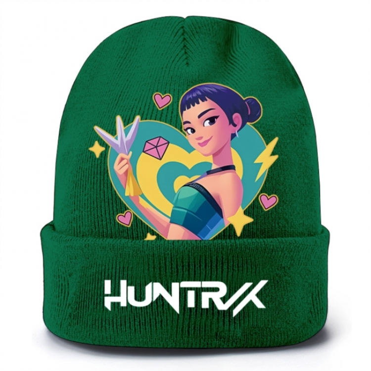 K-Pop Demon Hunters Anime peripheral colorful knitted hat