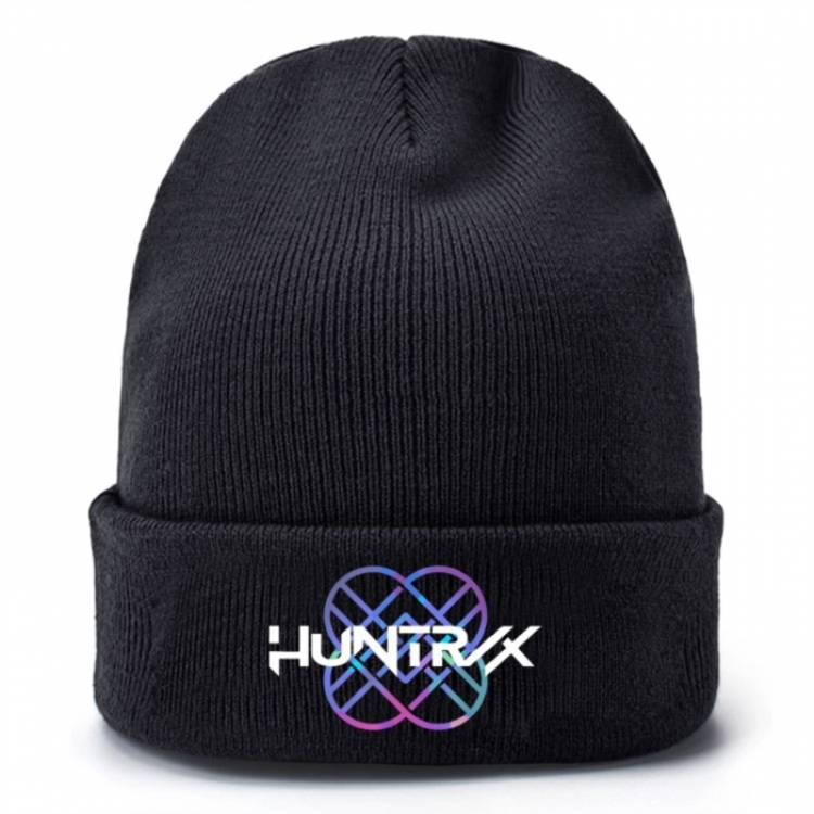 K-Pop Demon Hunters Anime peripheral colorful knitted hat
