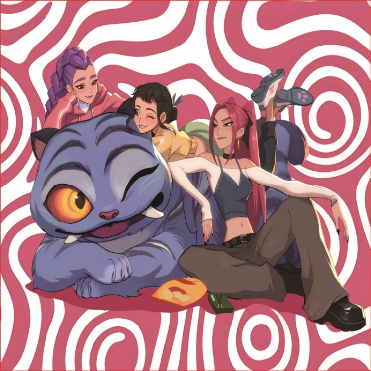 K-Pop Demon Hunters Anime Full Color Printing Mouse Pad Unlocked 20X24cm price for 5 pcs