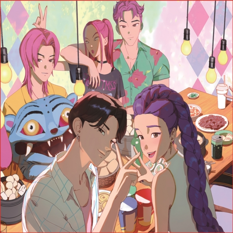 K-Pop Demon Hunters Anime Full Color Printing Mouse Pad Unlocked 20X24cm price for 5 pcs