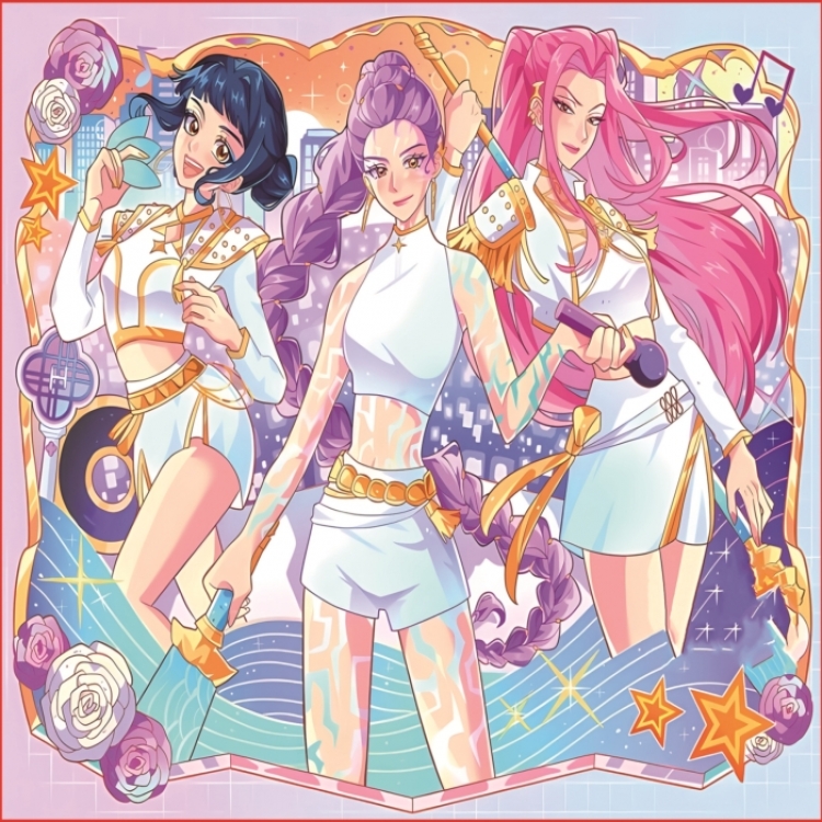 K-Pop Demon Hunters Anime Full Color Printing Mouse Pad Unlocked 20X24cm price for 5 pcs