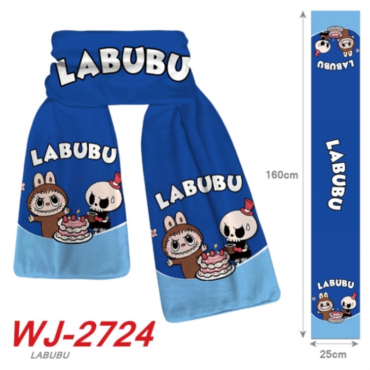 Labubu Anime Plush Impression Scarf Neck 25x160cm