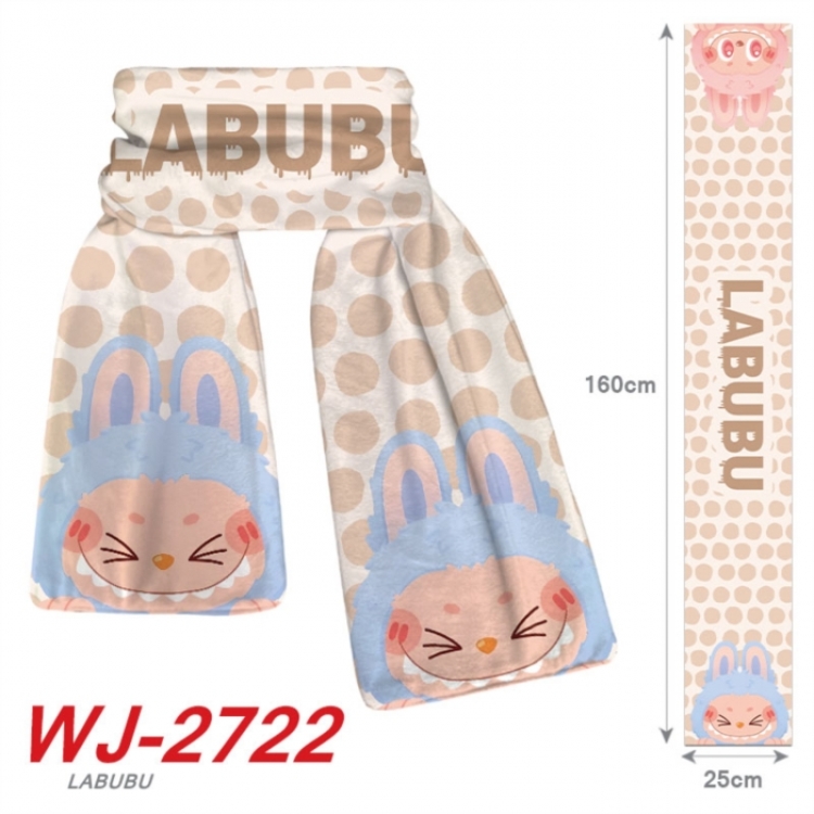 Labubu Anime Plush Impression Scarf Neck 25x160cm