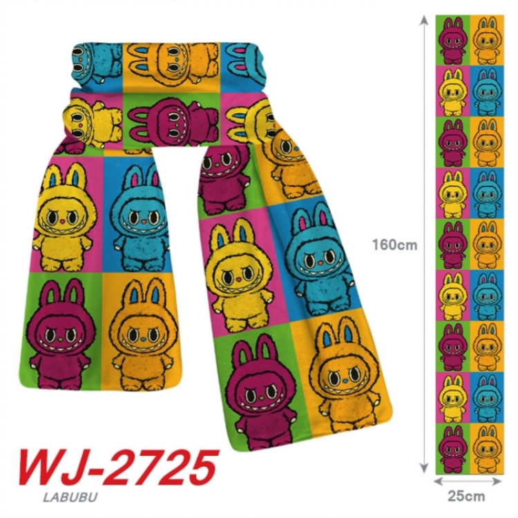Labubu Anime Plush Impression Scarf Neck 25x160cm