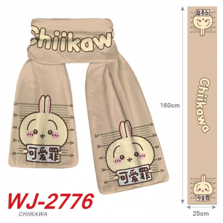 Chiikawa Anime Plush Impression Scarf Neck 25x160cm