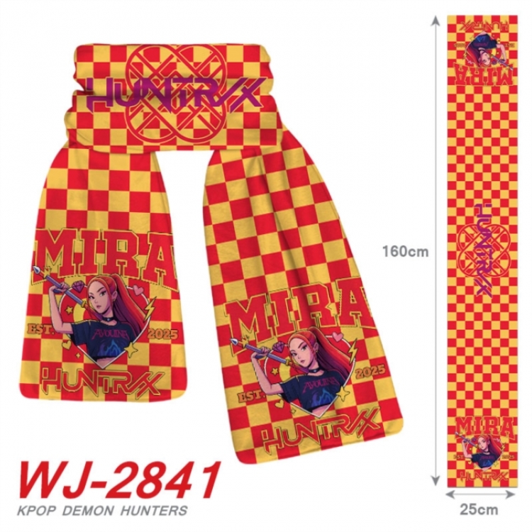 K-Pop:Demon Hunters Anime Plush Impression Scarf Neck 25x160cm