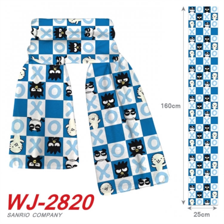 Sanrio Anime Plush Impression Scarf Neck 25x160cm