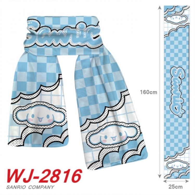 Sanrio Anime Plush Impression Scarf Neck 25x160cm