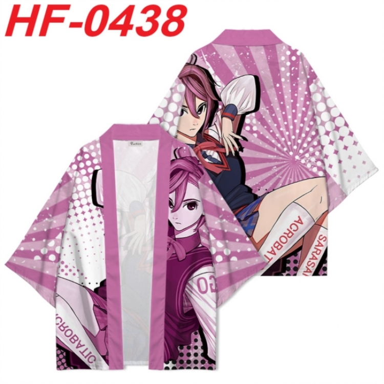 DANDADAN Anime digital printed French velvet kimono top from S to 4XL 
