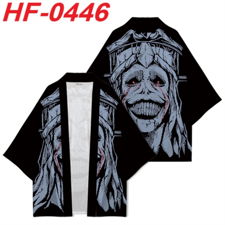 Solo Leveling:Arise Anime digital printed French velvet kimono top from S to 4XL 