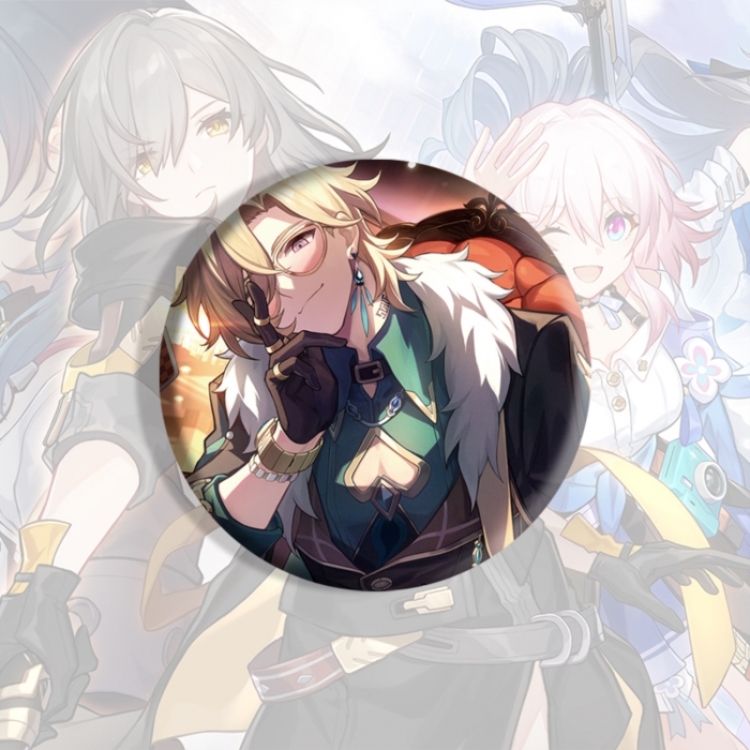  Honkai: Star Rail Anime tinplate brooch badge price for 5 pcs