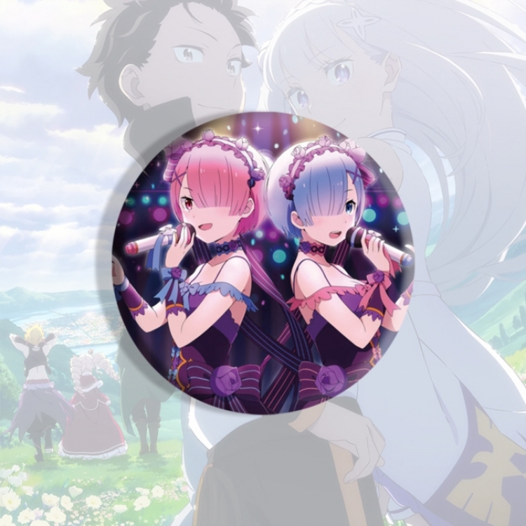 Re:Zero kara Hajimeru Isekai Seikatsu Anime tinplate brooch badge price for 5 pcs