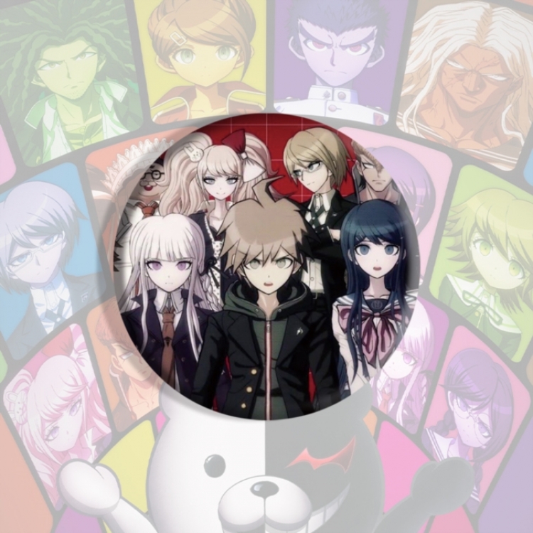 Dangan-Ronpa Anime tinplate brooch badge price for 5 pcs