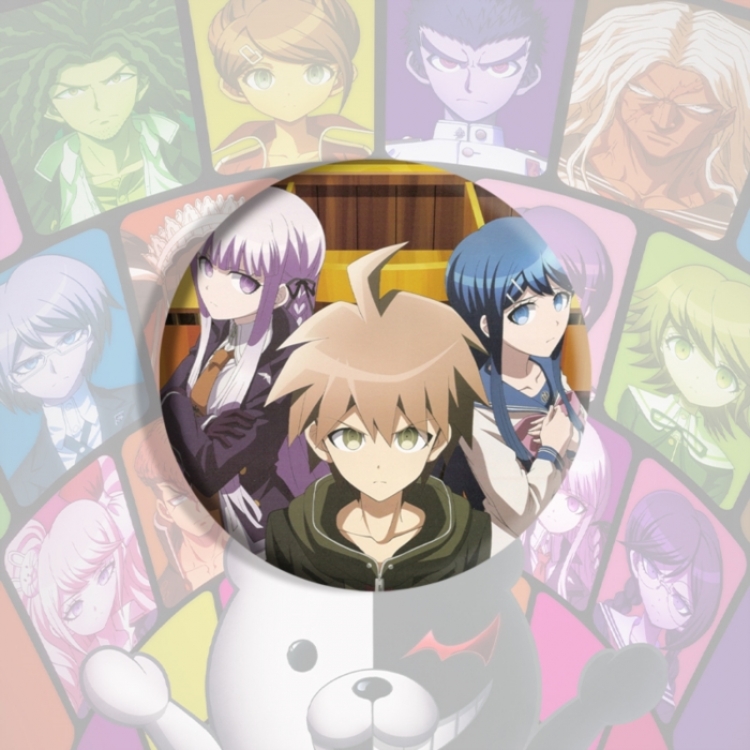 Dangan-Ronpa Anime tinplate brooch badge price for 5 pcs
