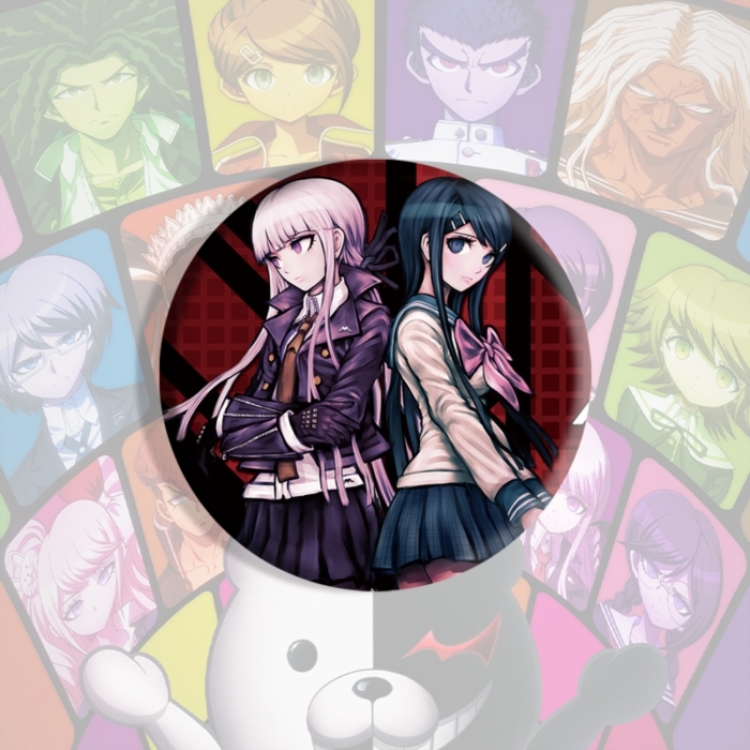 Dangan-Ronpa Anime tinplate brooch badge price for 5 pcs